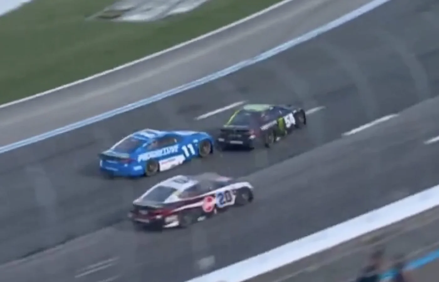 Denny Hamlin Ty Gibbs feud