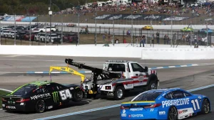 Denny Hamlin Championship Controversy Erupts After Gibbs Clash