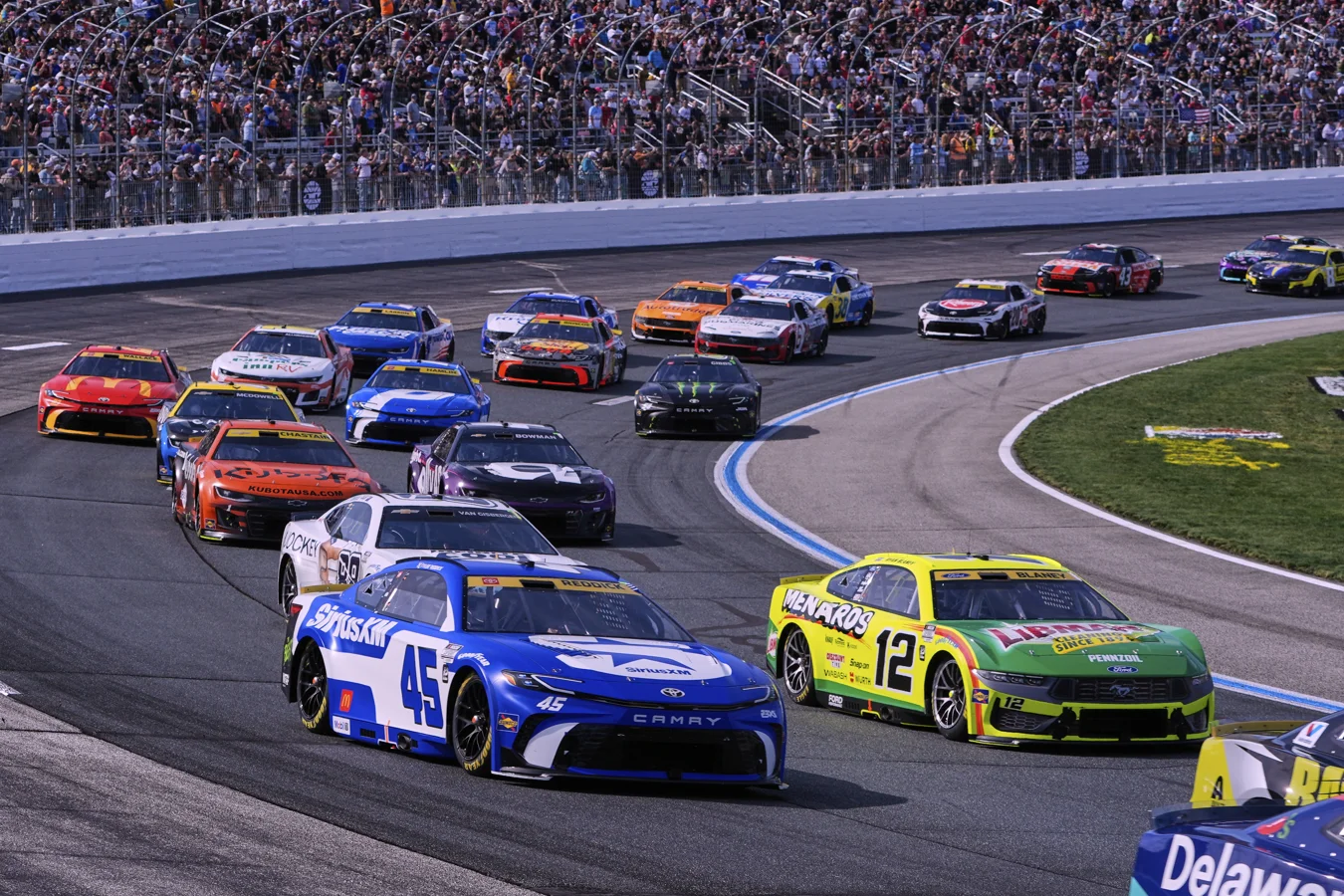 Denny Hamlin Ty Gibbs conflict