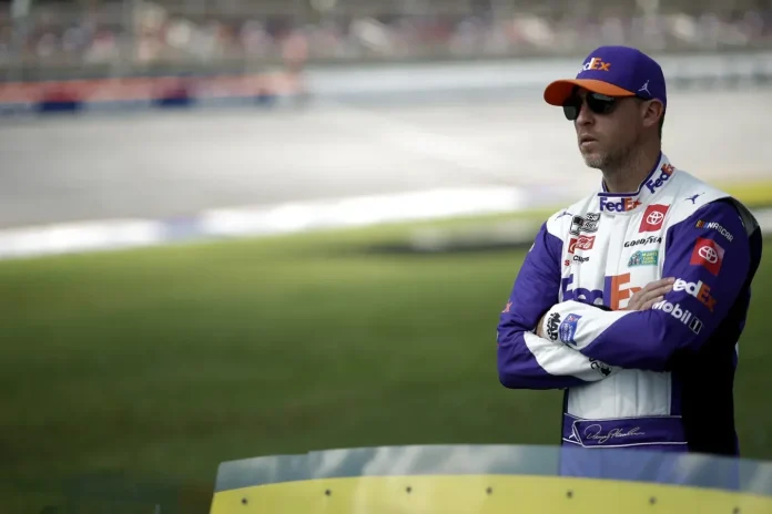 Denny Hamlin Ty Gibbs controversy