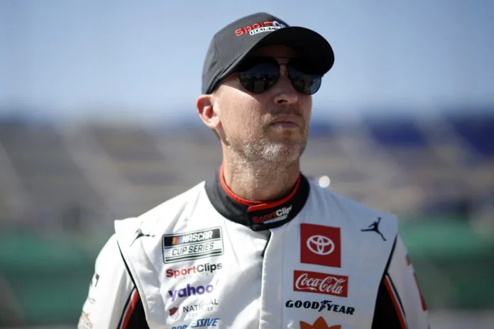 Denny Hamlin Kansas steering issues