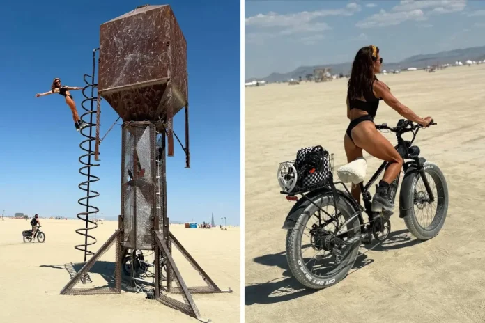 Fans Go Wild as Danica Patrick’s Burning Man Look Goes Viral