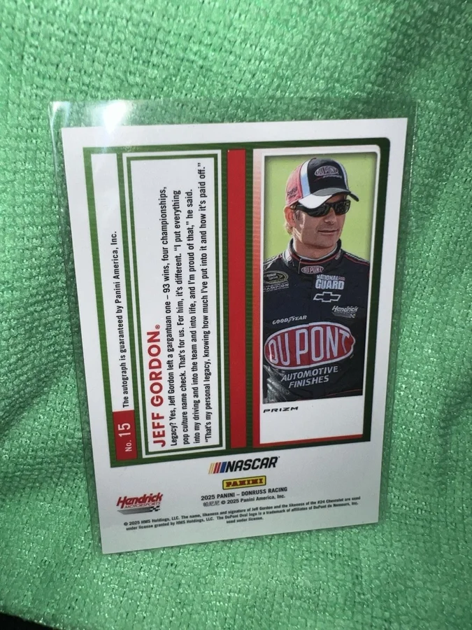 Jeff Gordon NASCAR legacy