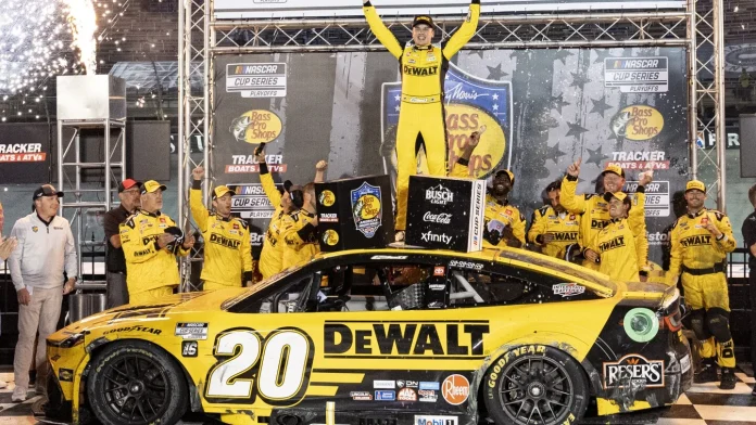 Joe Gibbs Racing post-race interview
