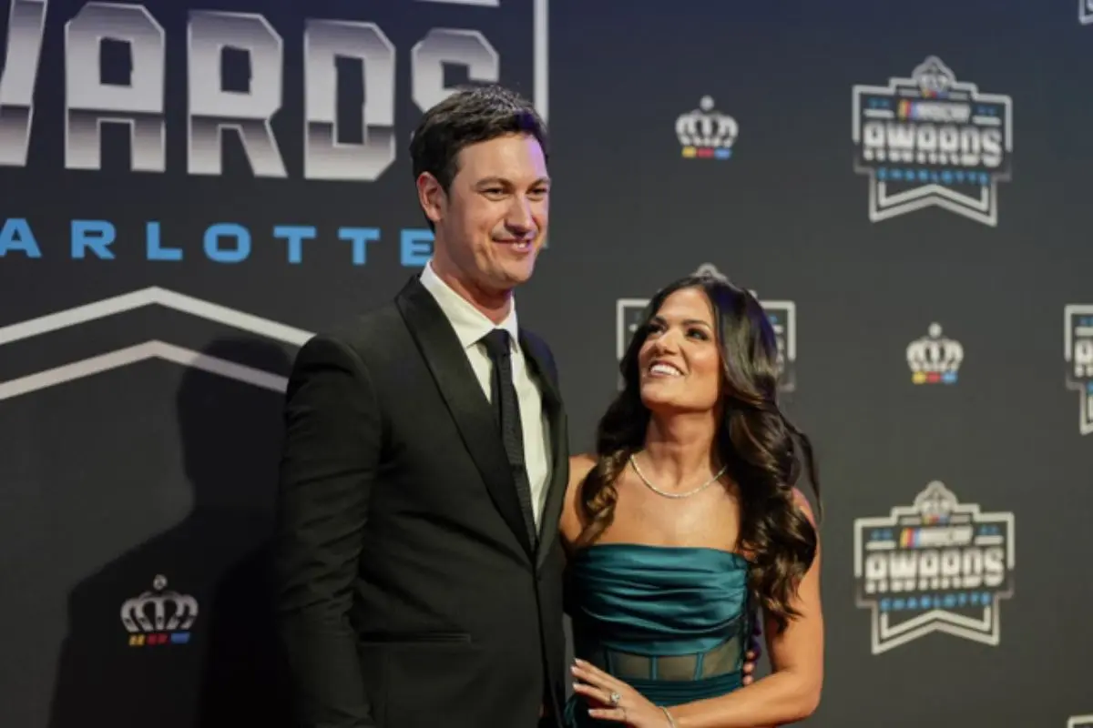 Joey Logano Shares Sweet Moment With Wife Brittany at Charity Event