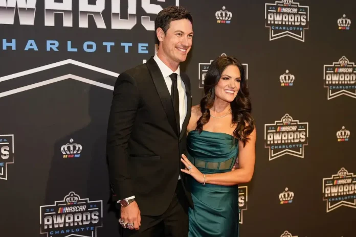 Joey Logano Shares Sweet Moment With Wife Brittany at Charity Event