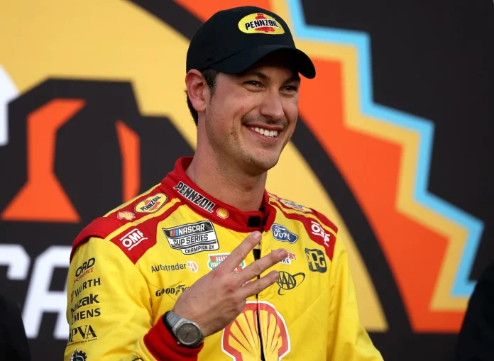 Joey Logano viral family moment