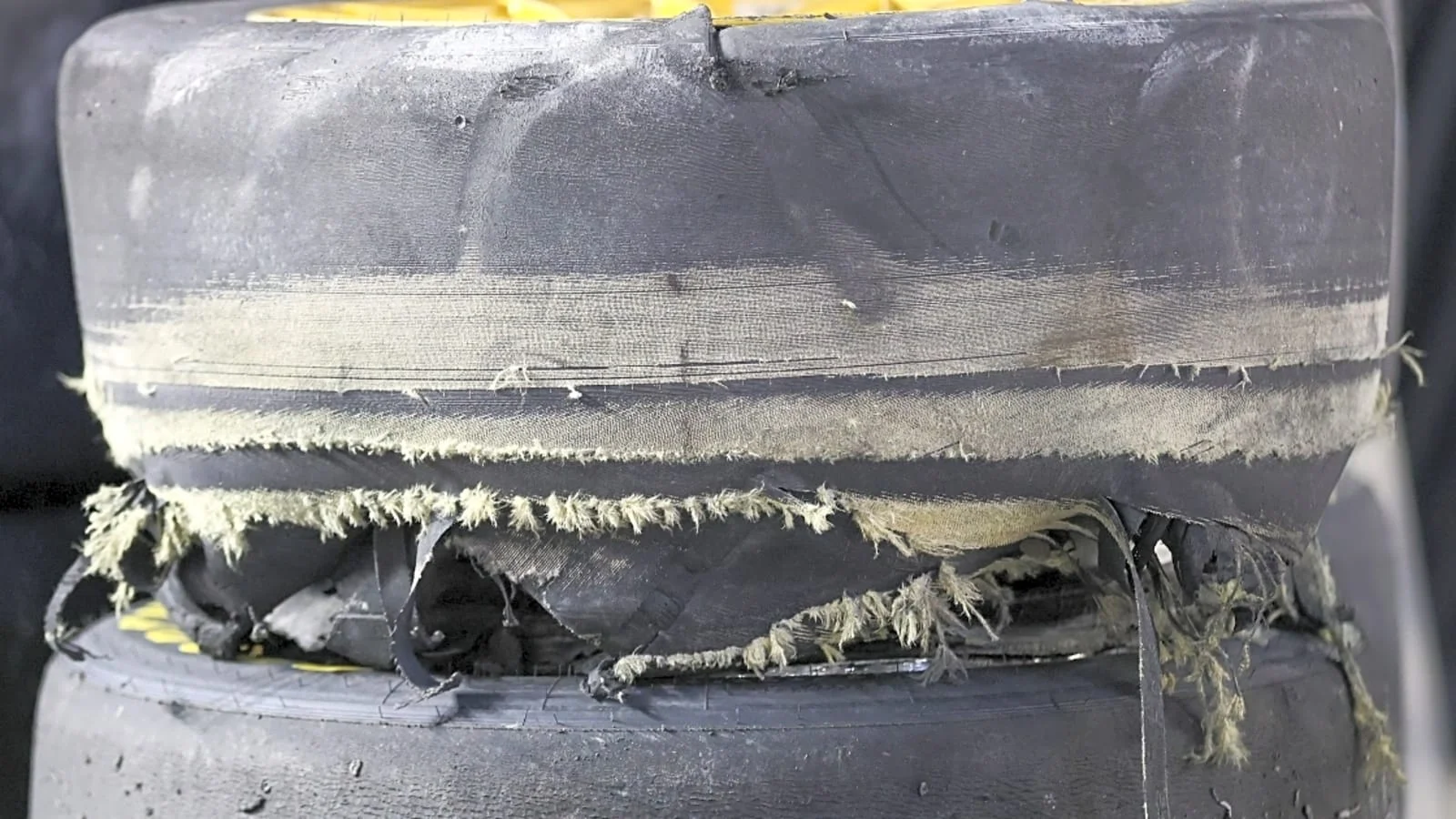 Kevin Harvick Bristol tire falloff