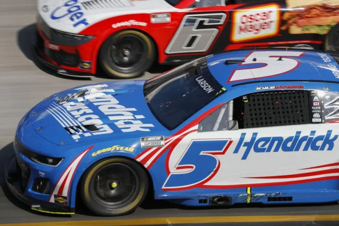 Kyle Larson Bristol passing technique