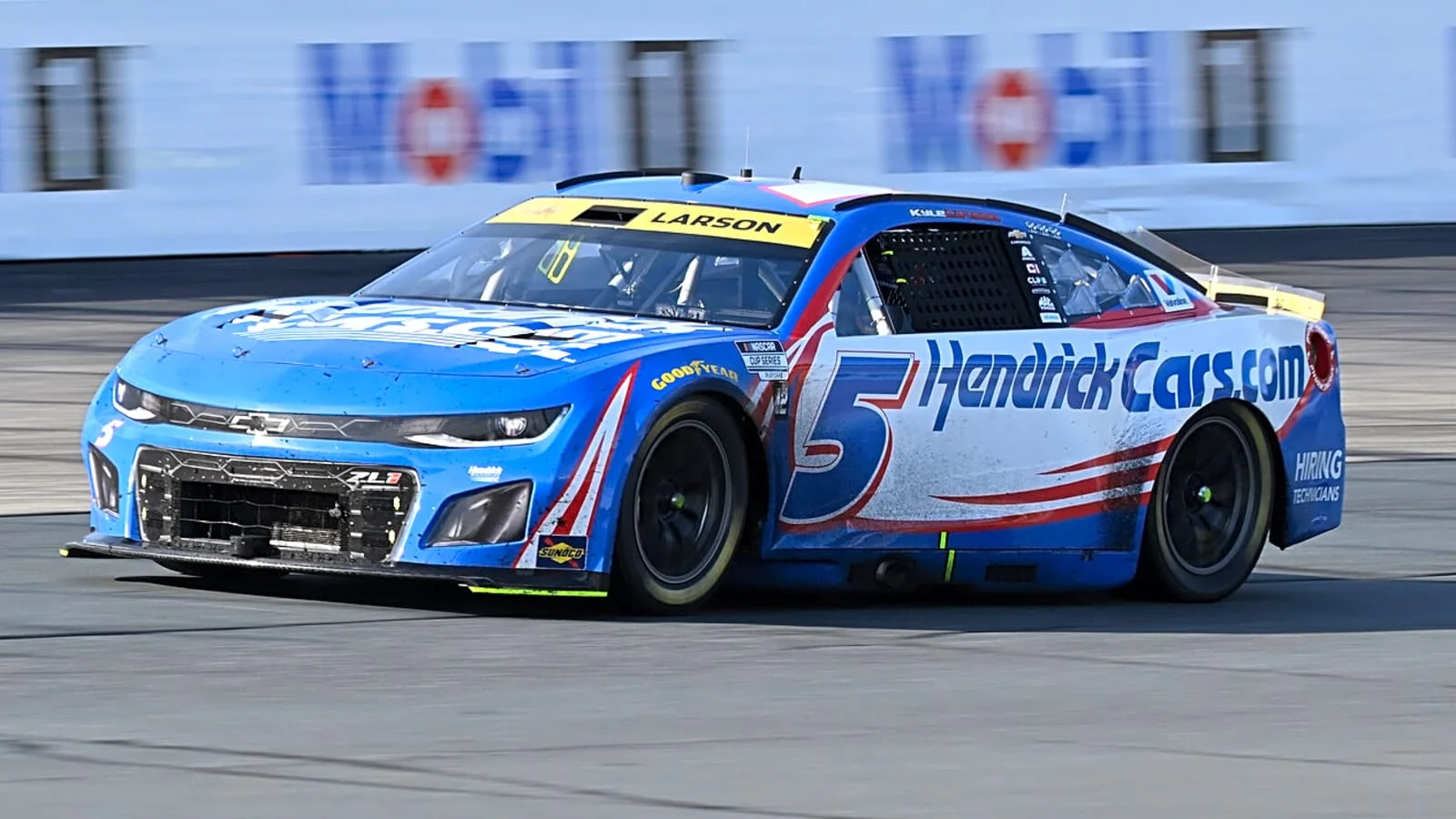 Kyle Larson Kansas Speedway race