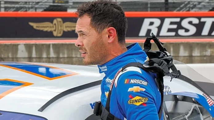 Kyle Larson NASCAR playoff debris incident