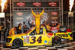 Layne Riggs Stuns With Bristol Playoff Race Win After First-Lap Spin