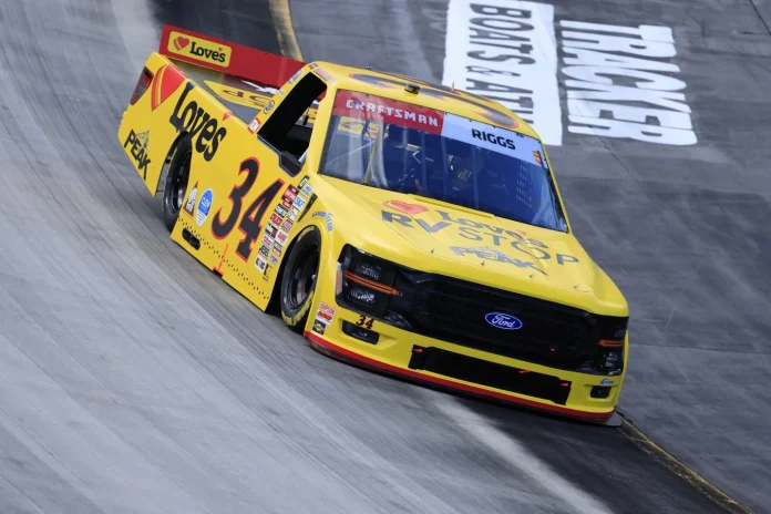 Layne Riggs NASCAR Truck Series win