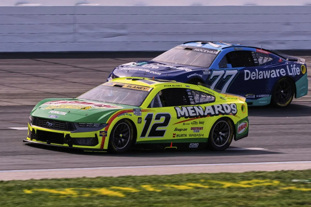 Ryan Blaney Kansas Speedway incident
