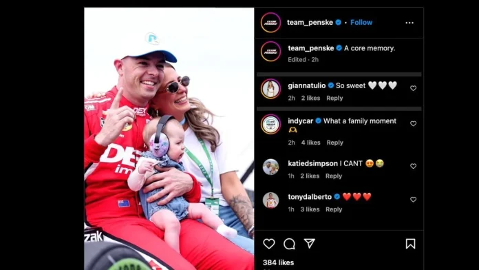 Ryan Blaney baby news