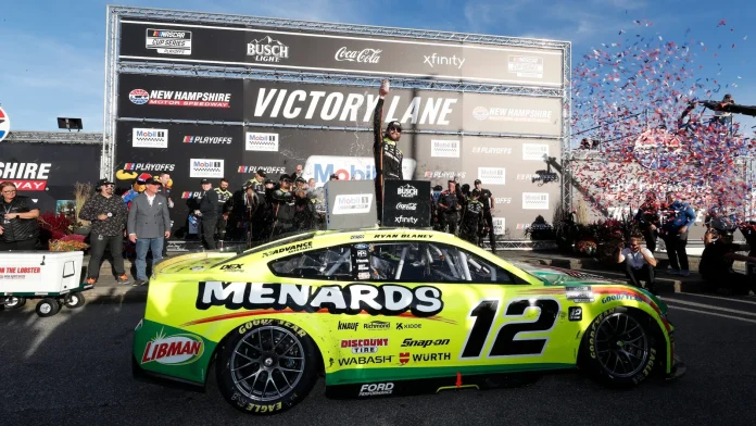 Ryan Blaney New Hampshire win