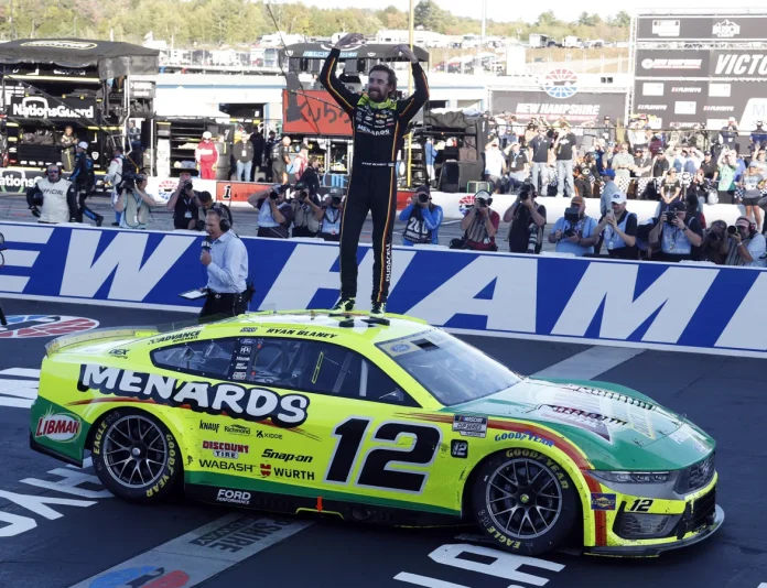 Ryan Blaney NASCAR Playoff win
