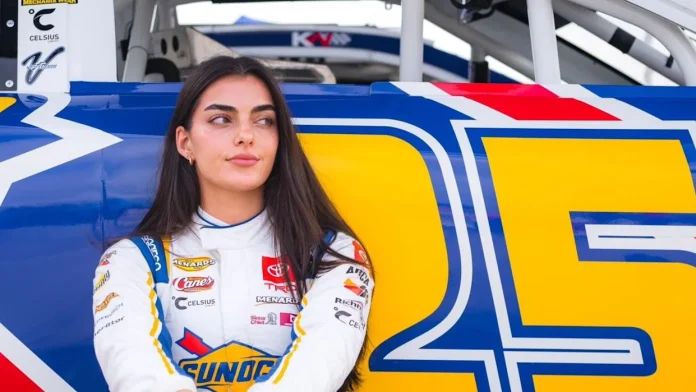 Toni Breidinger female NASCAR driver interview