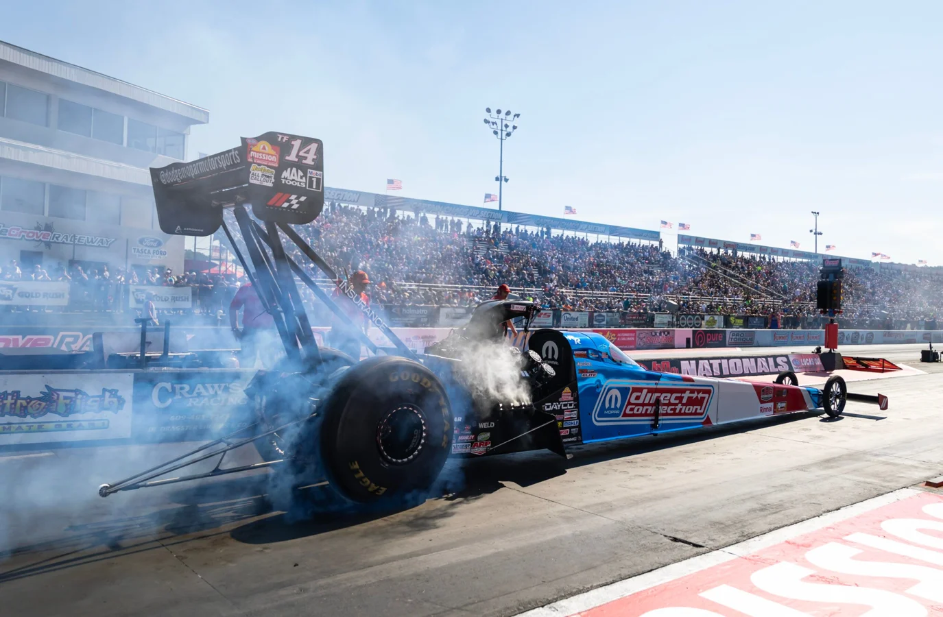 Tony Stewart NHRA return