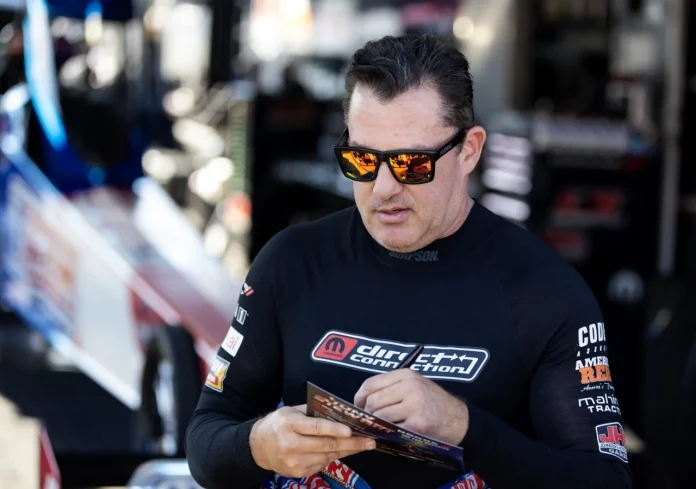 Tony Stewart NHRA crash relief