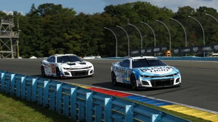 Trackhouse Racing NASCAR warning