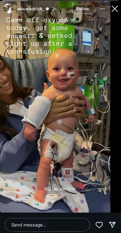 Tyler Reddick son health update