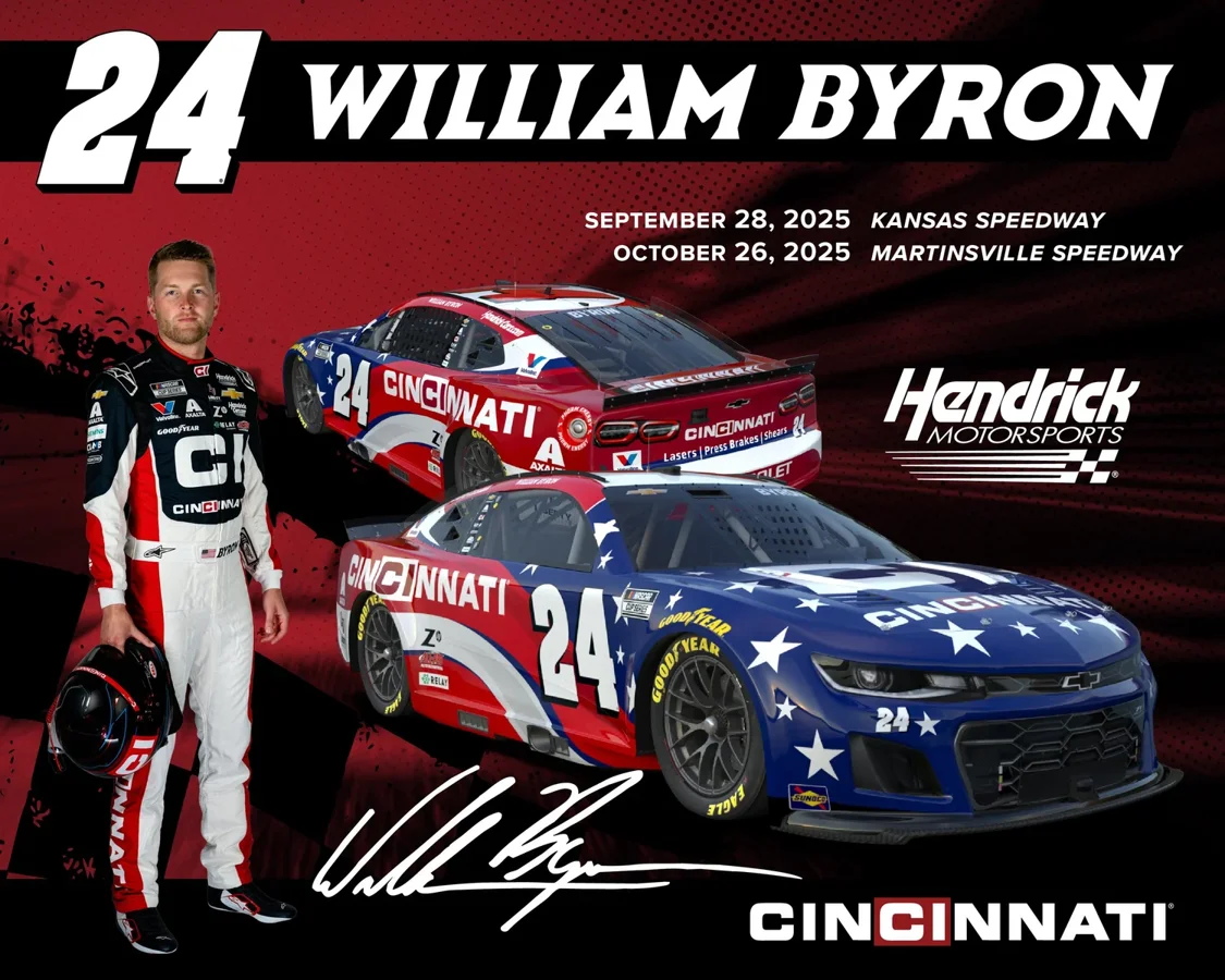 William Byron Kansas playoff race