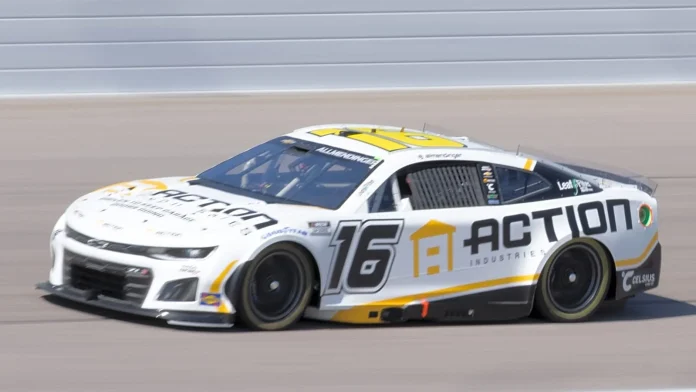 AJ Allmendinger NASCAR practice