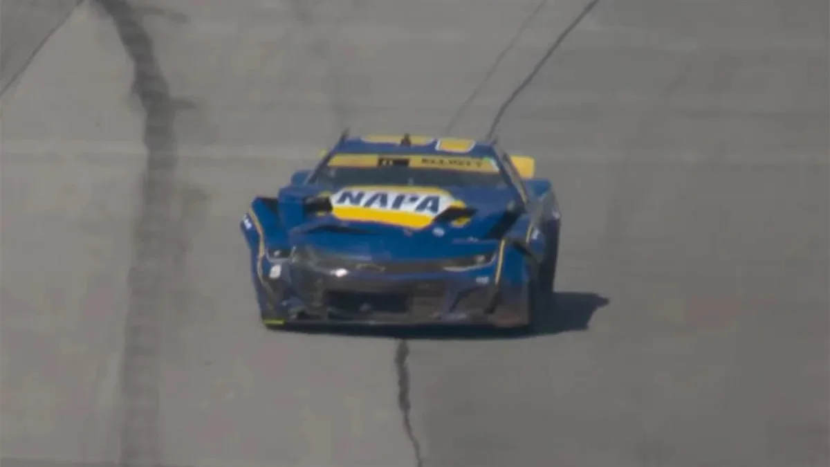 AJ Allmendinger Talladega crash