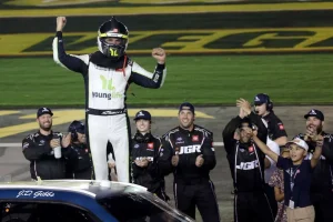 Aric Almirola Xfinity Series Win Shakes Up Playoff Race