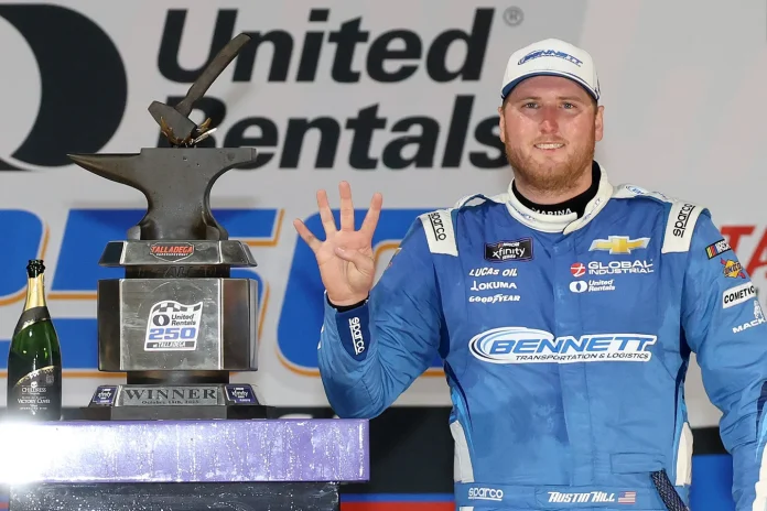 Austin Hill Talladega victory