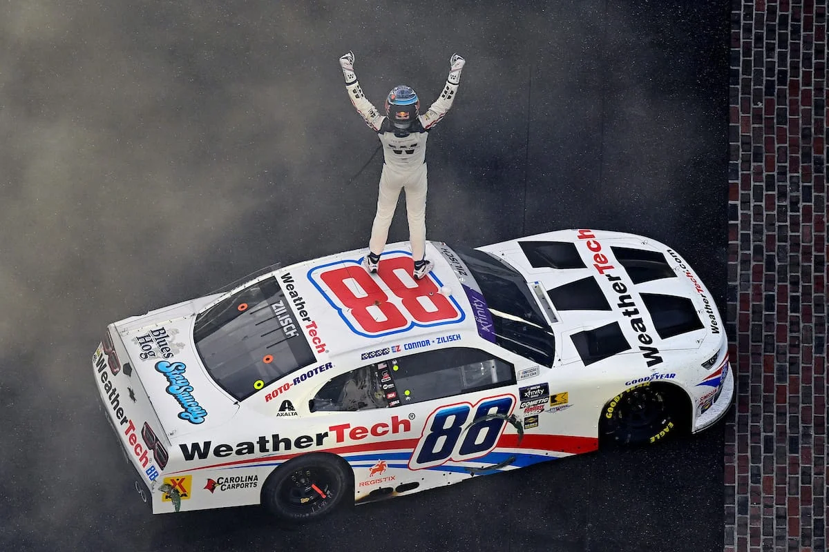 Connor Zilisch NASCAR Cup jump