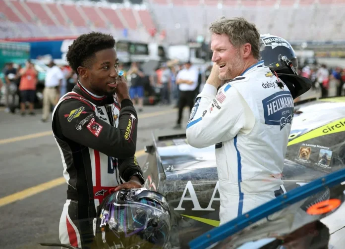 Dale Earnhardt Jr reaction