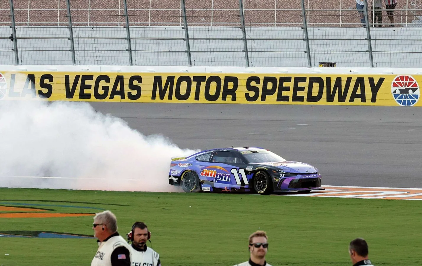 Denny Hamlin emotional Las Vegas win