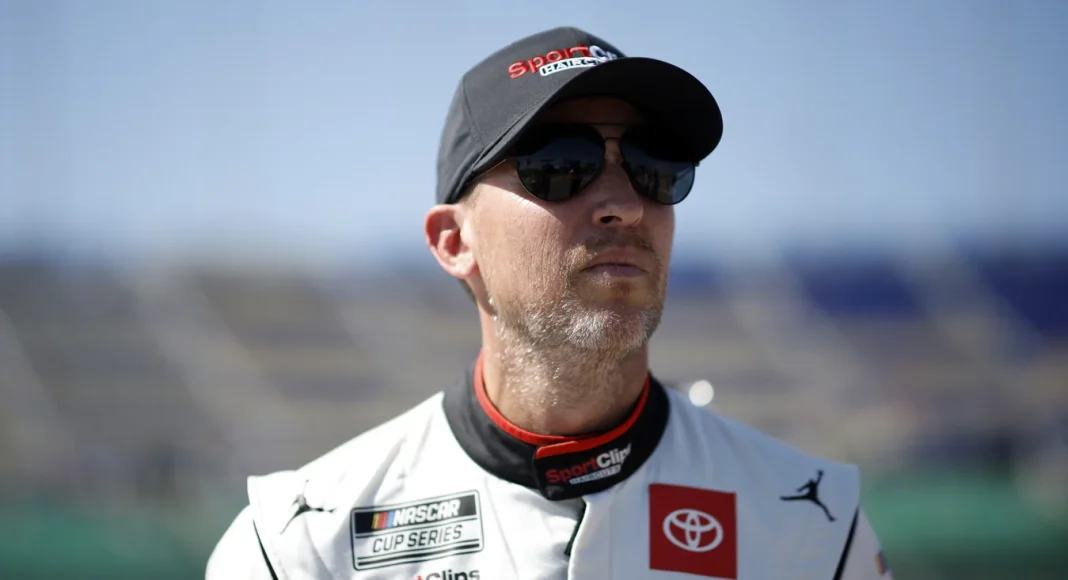 Denny Hamlin Ty Gibbs clash