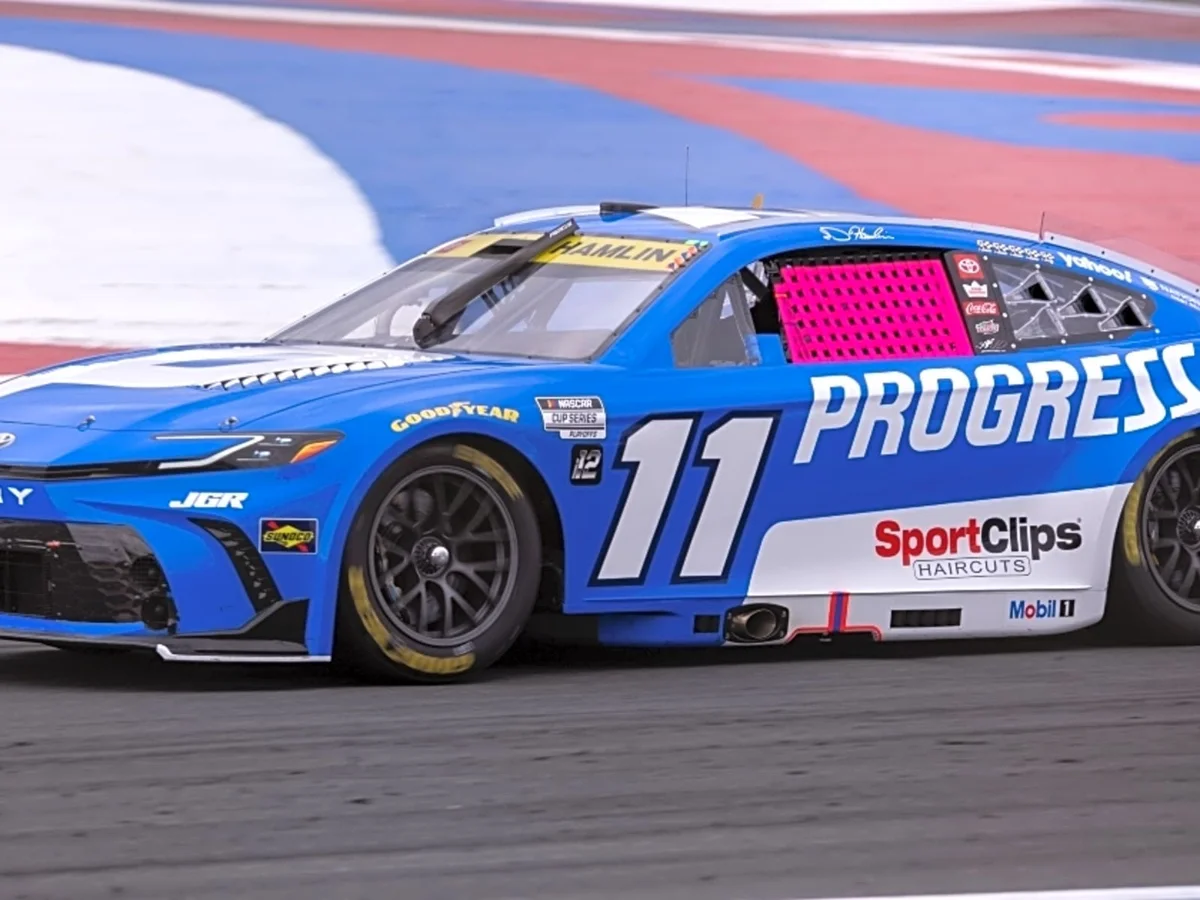 Denny Hamlin Charlotte reaction