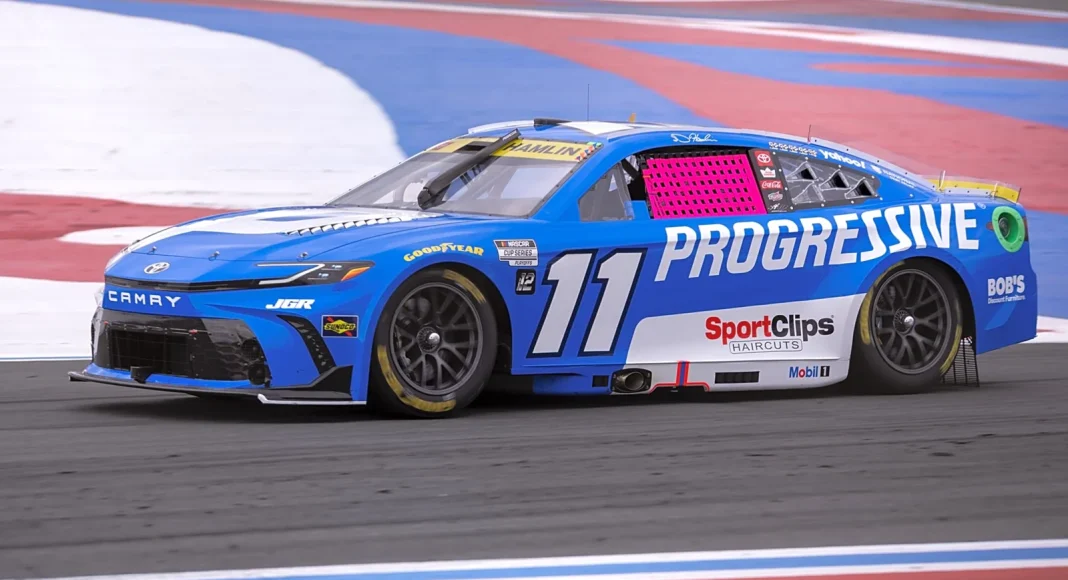 Denny Hamlin under pressure