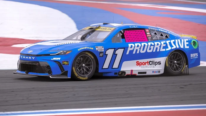 Denny Hamlin under pressure