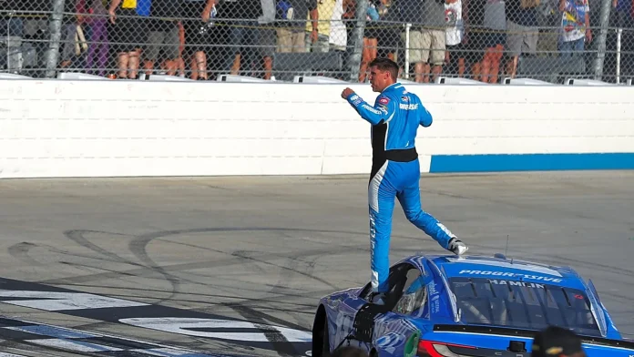 Denny Hamlin Kansas race reaction