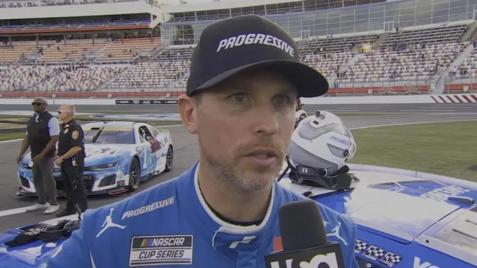 Denny Hamlin Charlotte Roval incident