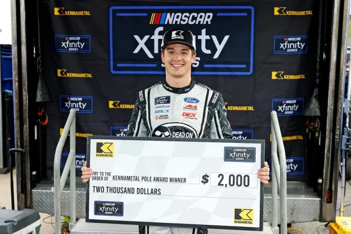Harrison Burton Martinsville pole Harrison Burton Martinsville pole