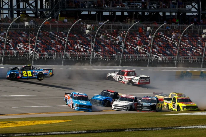 JJ Yeley Talladega race result