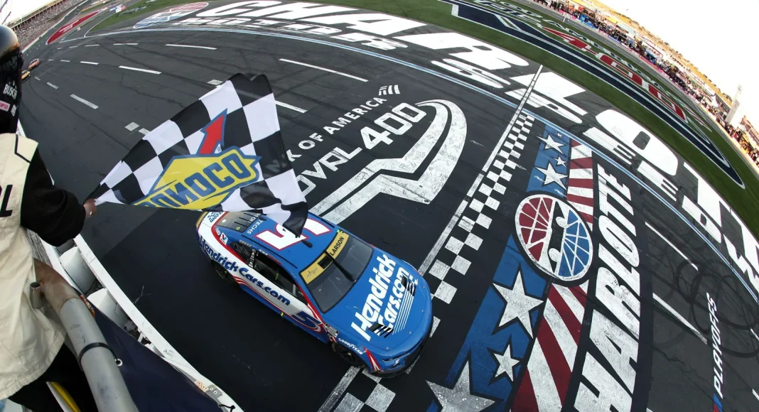 Kyle Larson Charlotte ROVAL qualifying