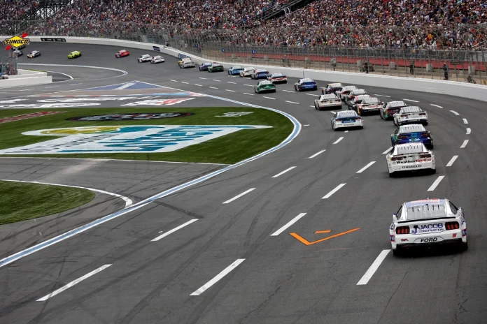Kyle Larson NASCAR Roval clash