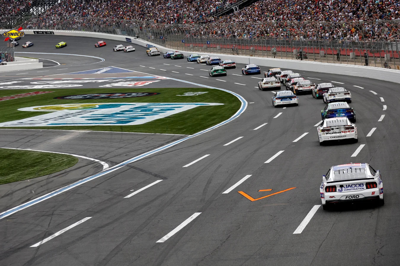 Kyle Larson NASCAR Roval clash