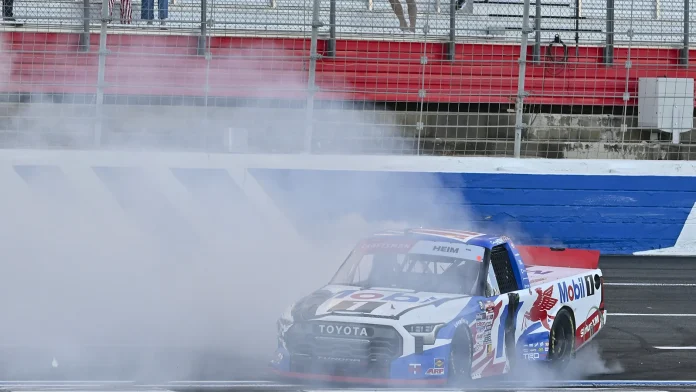 Layne Riggs Roval Playoff wreck