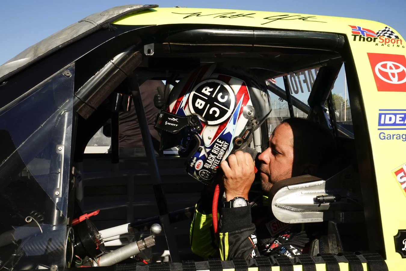 Matt Crafton Charlotte crash