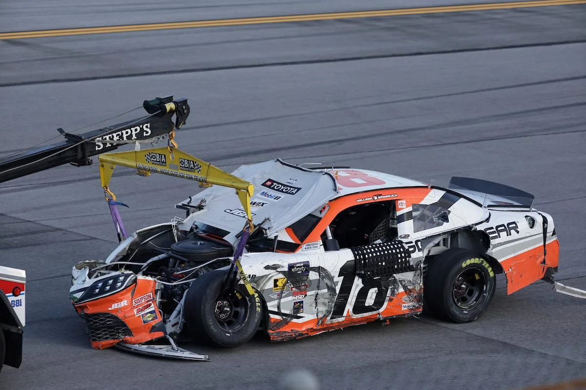 NASCAR driver Martinsville accident