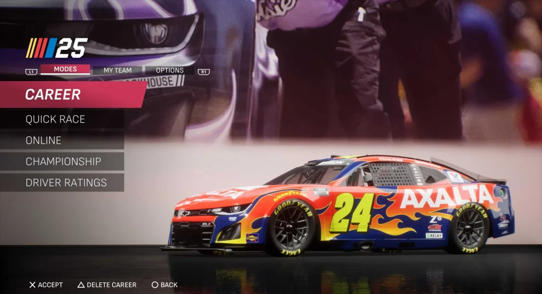 NASCAR 25 console game