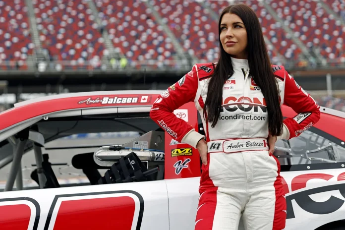 NASCAR driver Amber Balcaen